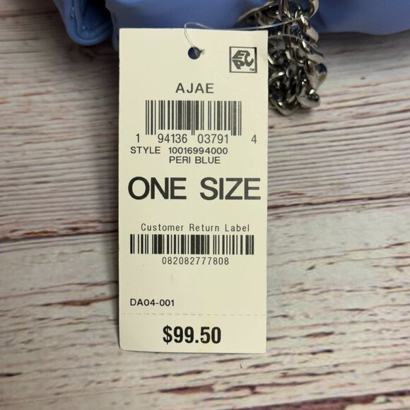 I.N.C. INTERNATIONAL CONCEPTS Soft Ajae Ruched Small Shoulder Bag – Peri Blue - Picture 5 of 5